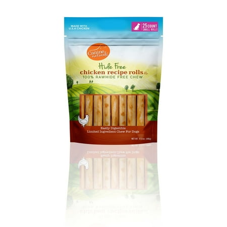 Canine Naturals Chicken Recipe Chew - Rawhide Free Dog Tr...