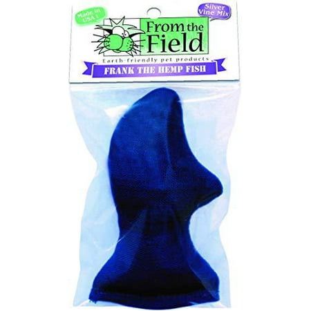 From The Field Frank the Hemp Fish Cat Toy - Catnip & Silvervine Blend