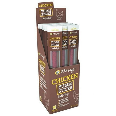 Etta Says! Chicken Yumm Sticks Dog Treats - Single Protein, All Natural, .75 oz Stick
