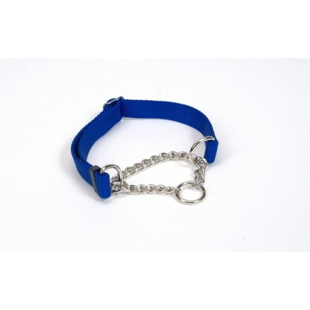 Check-Choke Adjustable Check Training Dog Collar Blue 5/8...