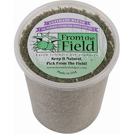 From The Field Ultimate Blend Catnip & Silver Vine - 3.5 oz Tub
