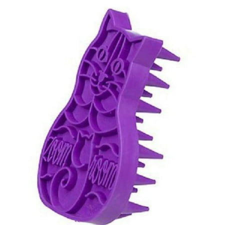 KONG ZoomGroom Cat Brush - Grooming & Shedding Tool - Rubber Brush for Cats