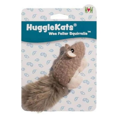 HuggleHounds HuggleKats Wee Fellar Squirrelie Cat Toy