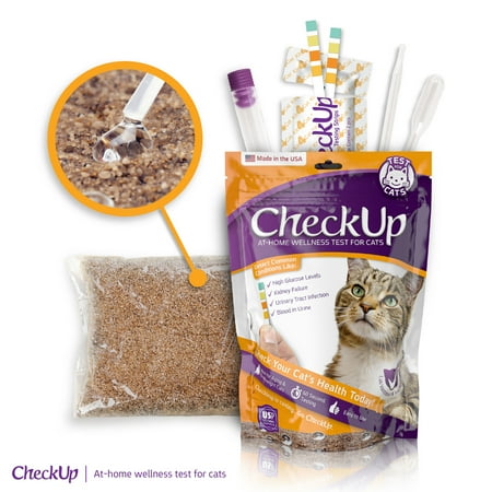 CheckUp at Home Wellness Test for Cats  Hydrophobic Litte...