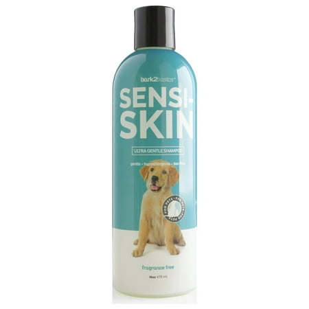 Bark2Basics Sensi-Skin Hypoallergenic Dog Shampoo - 16 oz - For Sensitive Skin & Allergies