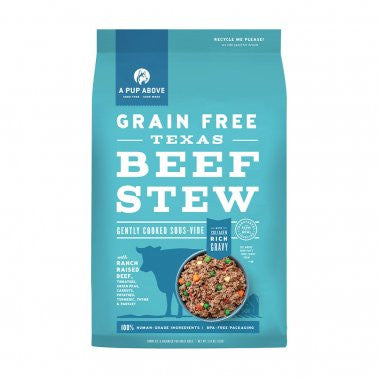 A Pup Above Texas Beef Stew Gently Cooked Frozen Dog Food, 7 lb Bag