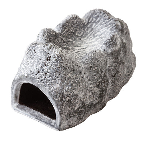 Exo Terra Wet Rock Cave - Small - Reptile Hide - Ceramic Hygroscopic Cave