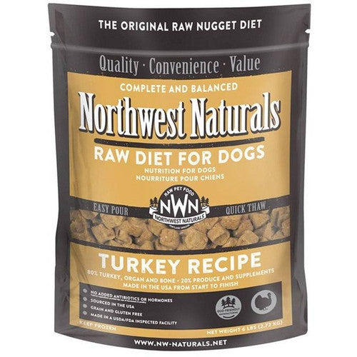 Northwest Naturals Frozen Raw Beef Nuggets Dog Food, 6 lb