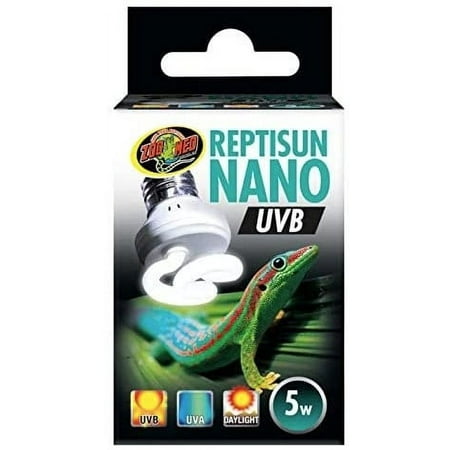 Zoo Med ReptiSun Nano UVB 5.0 - 5W Reptile Lamp Bulb
