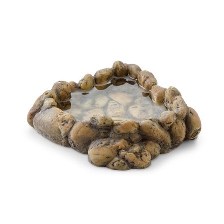 Exo Terra Corner Water Dish - Medium - Reptile Terrarium Bowl
