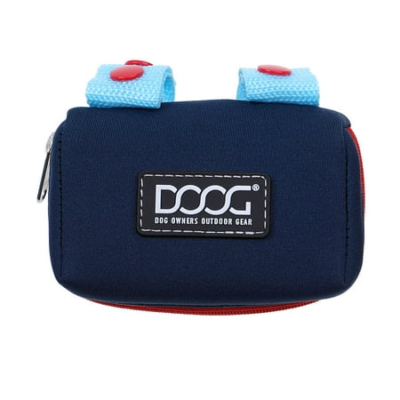 DOOG Walkie Pouch - Navy/Red Dog Waste Bag Dispenser