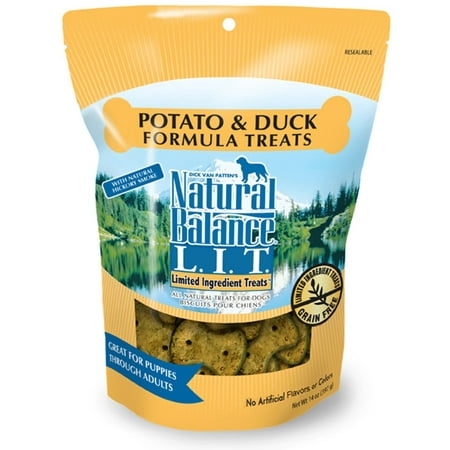 Natural Balance Rewards Crunchy Biscuits, Duck Recipe, Dog Treats, 14 oz