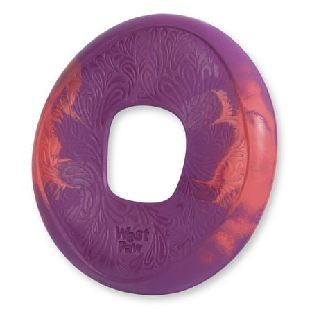 West Paw Sailz Large Dog Frisbee Toy - Seaflex Material, Durable & Floatable