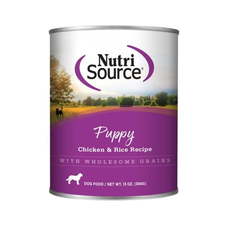 Nutrisource Dog Puppy Chicken Rice 13oz. (Case of 12)
