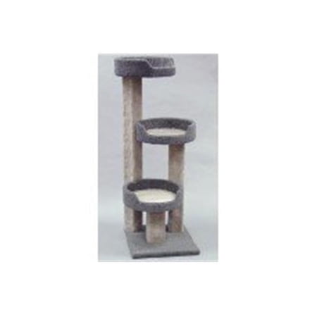 Classy Kitty 34202493193 44 in. Tree with 3 Sleep Trays