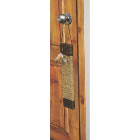 Ware Manufacturing Door Cat Scratcher With Feathers