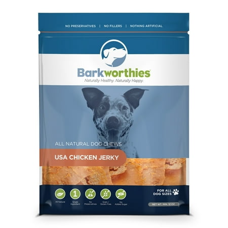 Barkworthies Chicken Jerky 4 oz  Cranberry and Blueberry ...