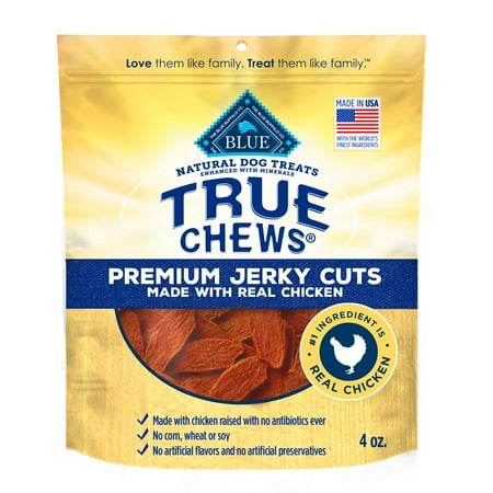 Blue Buffalo True Chews Premium Jerky Cuts Dog Treats - Chicken - 4 oz