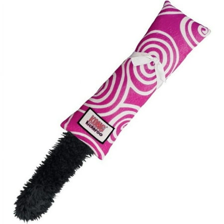KONG Kickeroo Swirl Pattern Catnip Cat Toy - Assorted Colors