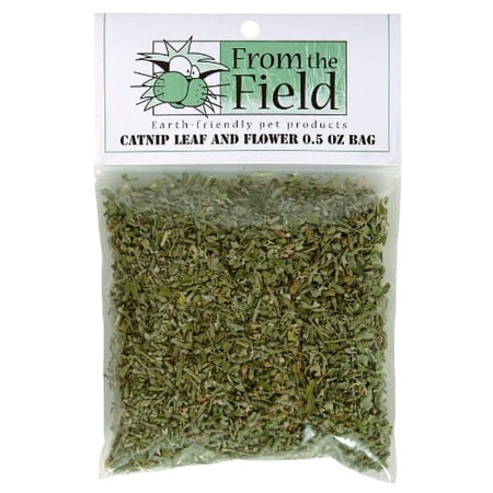 From The Field Catnip Leaf & Flower Cat Treats - 0.5 oz Bag - All Natural