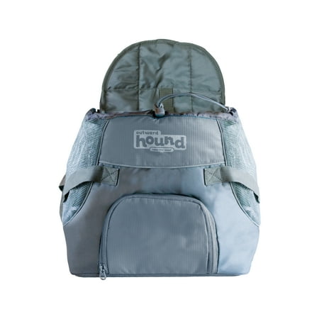 Outward Hound PoochPouch Dog Front Carrier - Grey - Medium - Pet Carrier