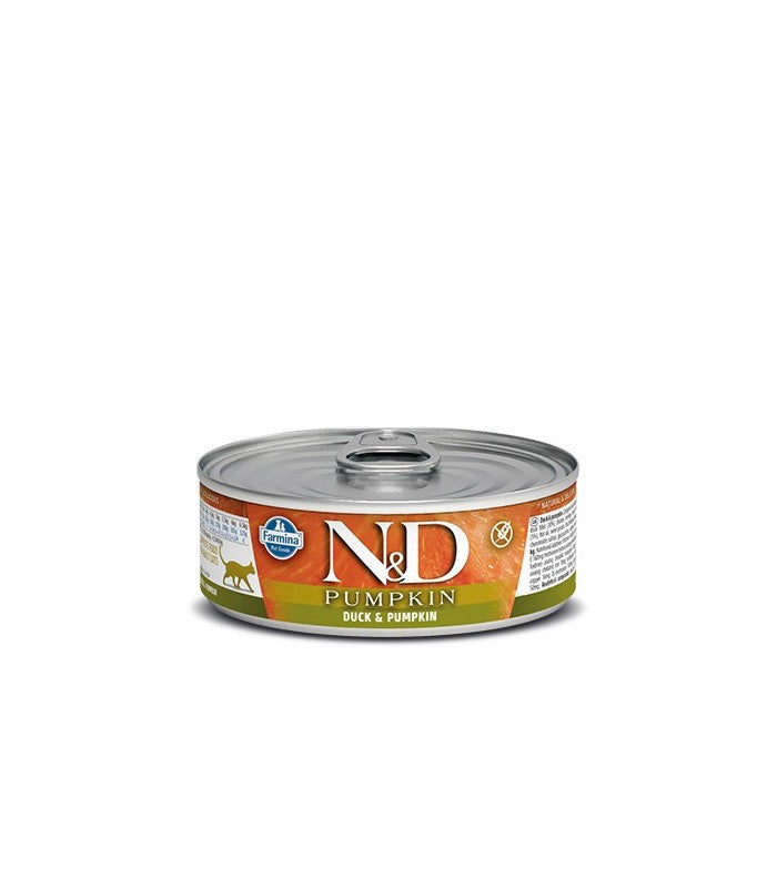 Farmina N&D Pumpkin Duck Recipe Cat Food, 2.8 oz Can