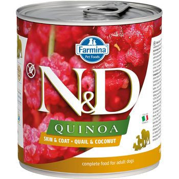 Farmina N&D Quinoa Skin & Coat Dog Food, Quail & Coconut, 285g