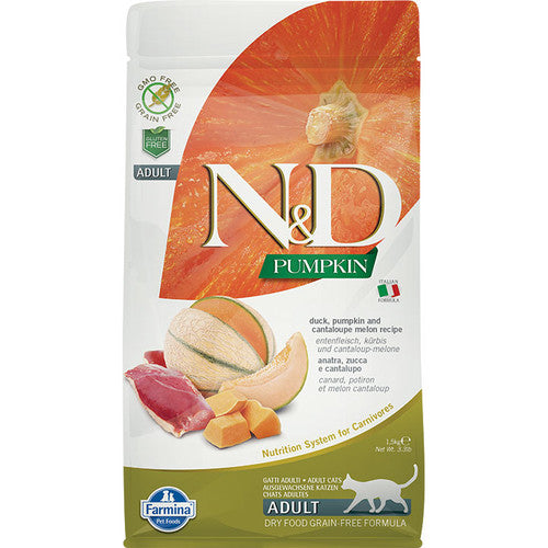 Farmina N&D Grain-Free Pumpkin Duck & Cantaloupe Adult Cat Food 11lb / 5kg