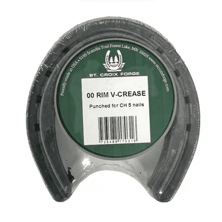 St. Croix 11.2.17031 Rim V-Crease Horseshoe  Size 00