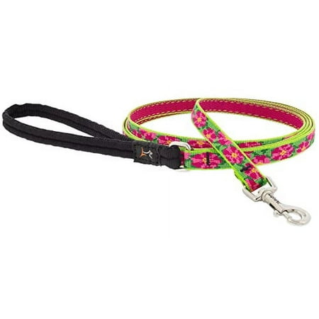 Lupine Petunias Dog Leash - 1/2 inch Width, 6 ft Length