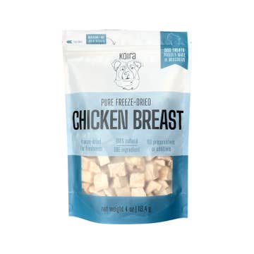 Uncle Larry's Freeze-Dried Chicken Breast Grain-Free Dog Treats, 2 oz