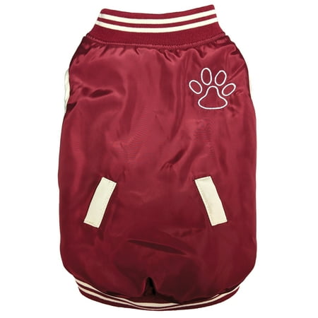Ethical Fashion Pet Varsity Jacket - Denim, Large