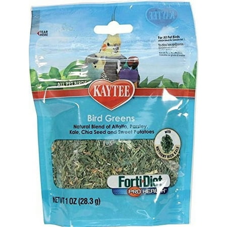 Kaytee Forti-Diet Pro Health Bird Greens Treat - Chia & Sweet Potato, 1 oz