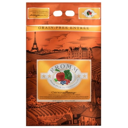 fromm four-star dry dog food  12 pounds  chicken au fromm...