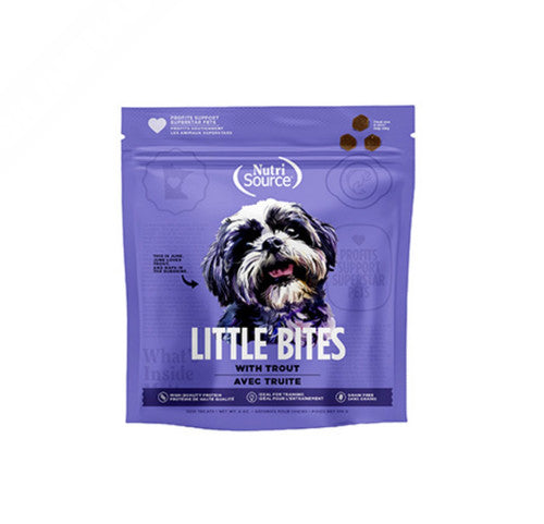 NutriSource Grain Free Little Bites Trout Dog Treats - 6oz
