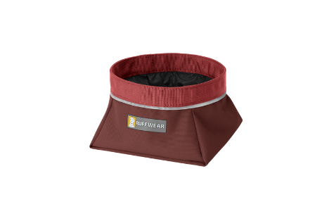 Ruffwear Quencher Packable Dog Bowl - Fired Brick - Medium