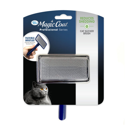 Four Paws Magic Coat Professional Cat Slicker Brush - Gentle Grooming for Cats & Kittens