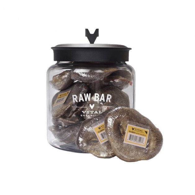 Vital Essentials RAW BAR Freeze-Dried Pig Snout Dog Treat - Single Ingredient Raw Snack