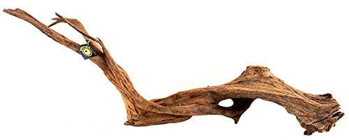 Galapagos Driftwood Large 18-24 inch - Natural Sinkable Aquarium Decor