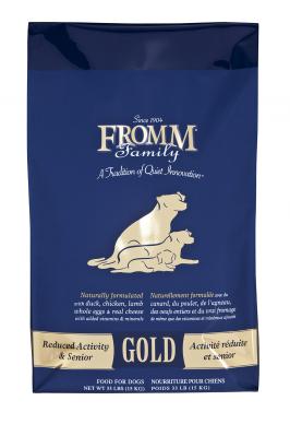 Fromm Gold Reduced Activity & Senior Dry Dog Food - 30 lb Bag