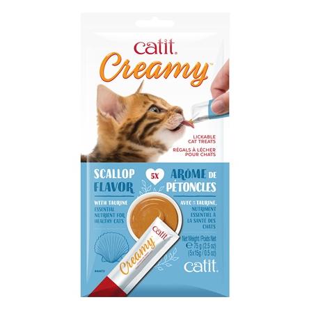 Catit Creamy Lickable Treat, Scallop