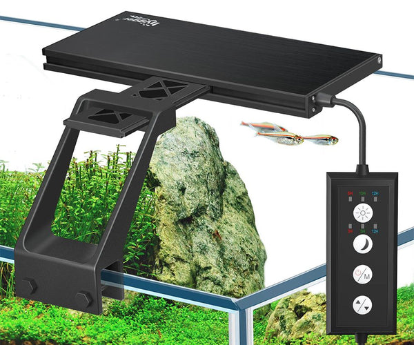 Hygger Full Spectrum 22W Clip-On LED Aquarium Light, 25-31 inch Tank