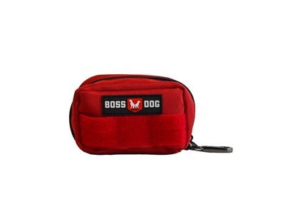 Boss Dog Tactical Molle Harness Bag - Red, Large, 1ea - Dog Harness Accessory