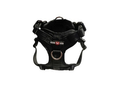 Boss Dog Tactical Dog Harness - Black - XLarge