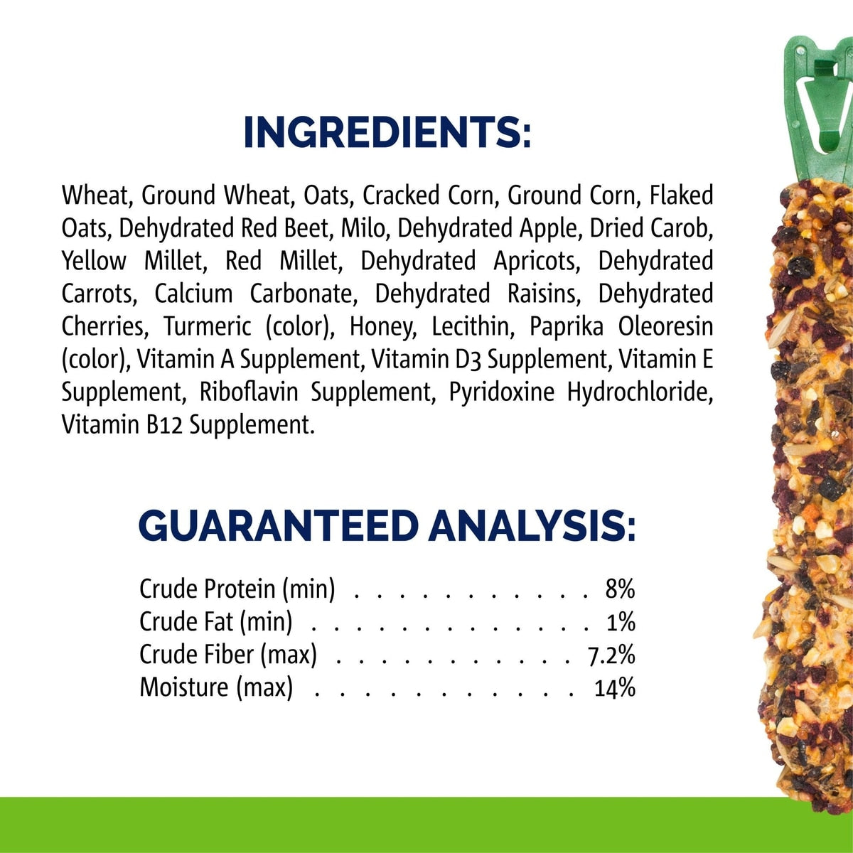 Vitakraft Crunch Sticks Rabbit Treats - Apricot & Cherry Flavor - 2 Pa ...