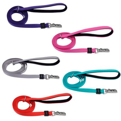 Coastal Pet Inspire Dog Leash - 5/8 inch x 6 ft - Pink Neoprene Comfort Grip