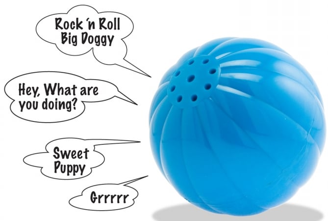 Large Talking Babble Ball-Blue