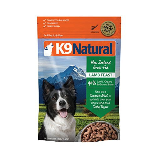 K9 Natural Dog Freeze-Dried Lamb 17.6oz