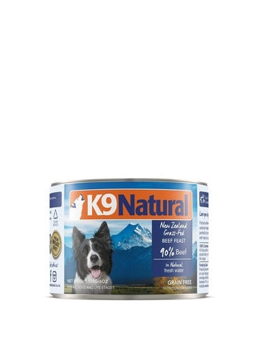 K9 Natural Beef Feast Canned Dog Food, 6 oz / 170g, Grain-Free