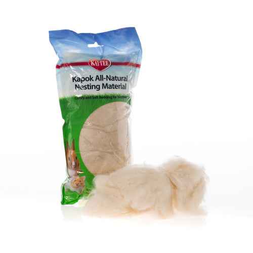 Kaytee Kapok All Natural Nesting Material - Soft Bedding for Small Pets (1 oz)